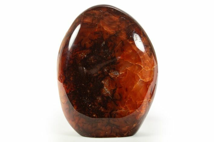 Free-Standing, Polished Carnelian Agate - Madagascar #317554